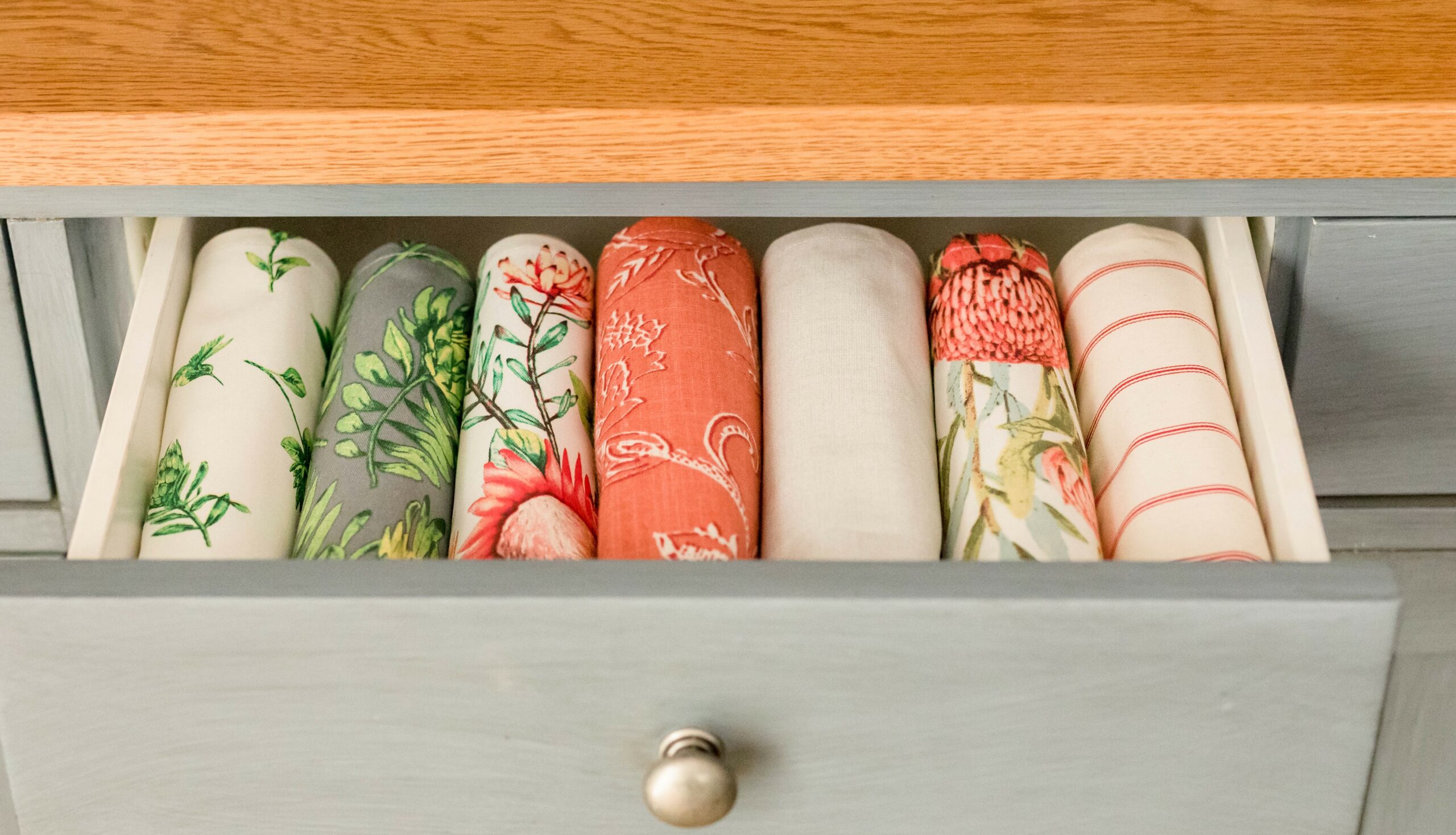 CHC protea tea towel drew